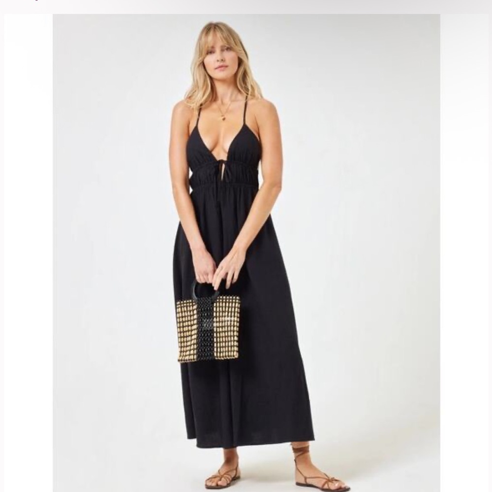 L*Space - Playa Vista Dress - Black - Size S